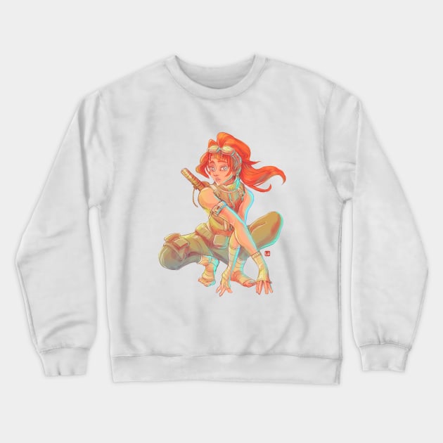 Bandit Crewneck Sweatshirt by Lara_Var